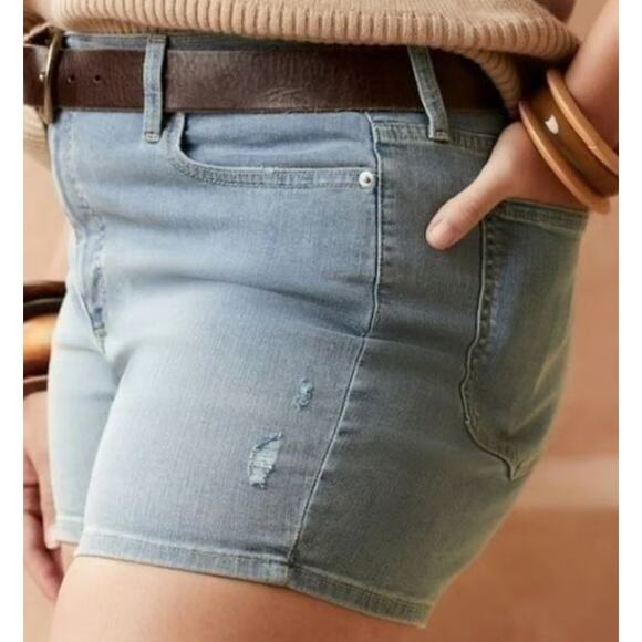Banana Republic Light Wash Denim Shorts - Picture 1 of 8
